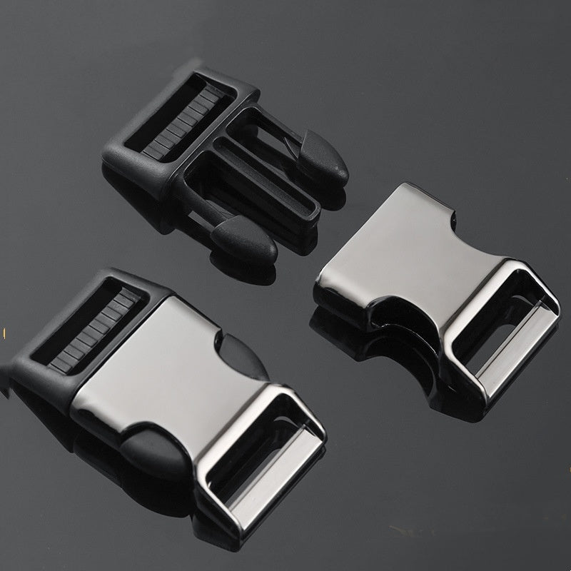 Quick Release 25 mm Side Release Contoured Curved Metal Buckle 1 inch-28