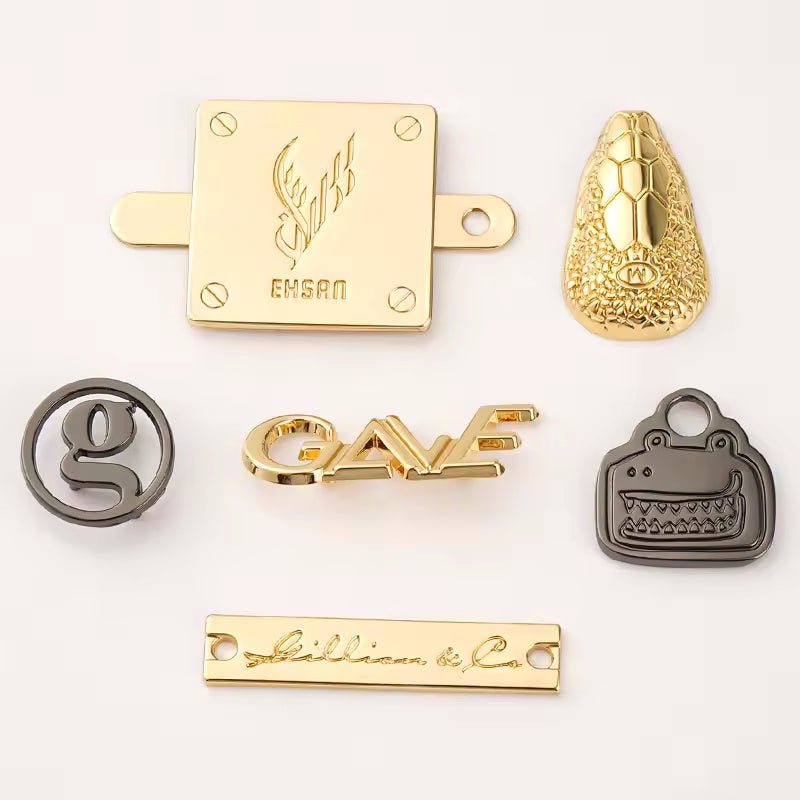 Zinc Alloy Engraved Metal Bag Tag Customized Bags Metal Logo Label Custom Metal Logo For Handbags-28