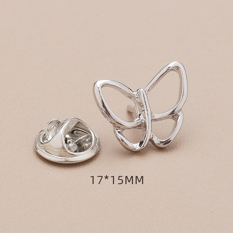 Anti polishing button No sew fixed detachable invisible button Four-leaf clover bow 2025 new-283