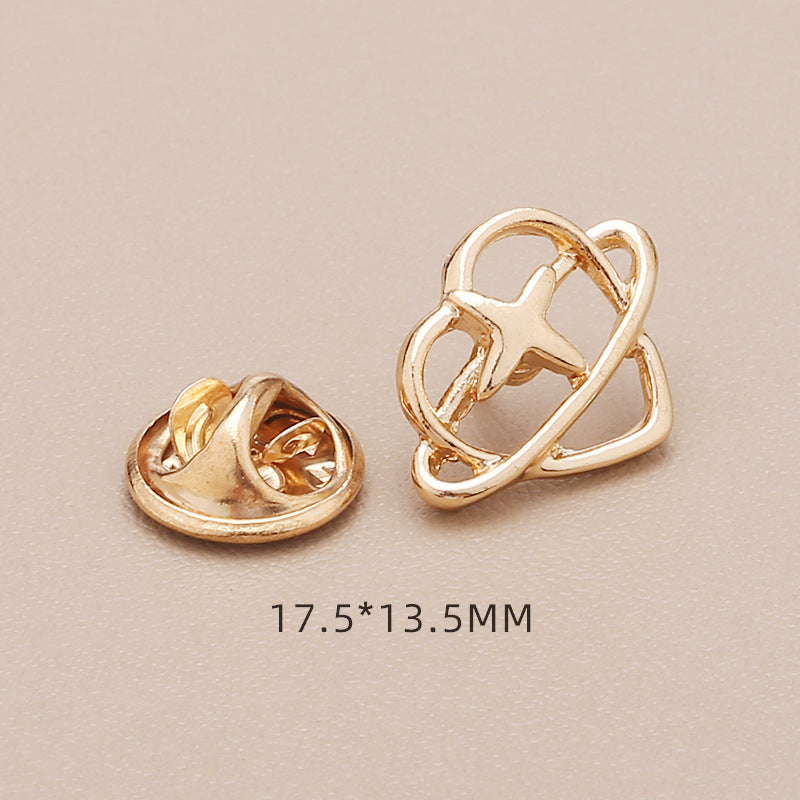 Anti polishing button No sew fixed detachable invisible button Four-leaf clover bow 2025 new-283