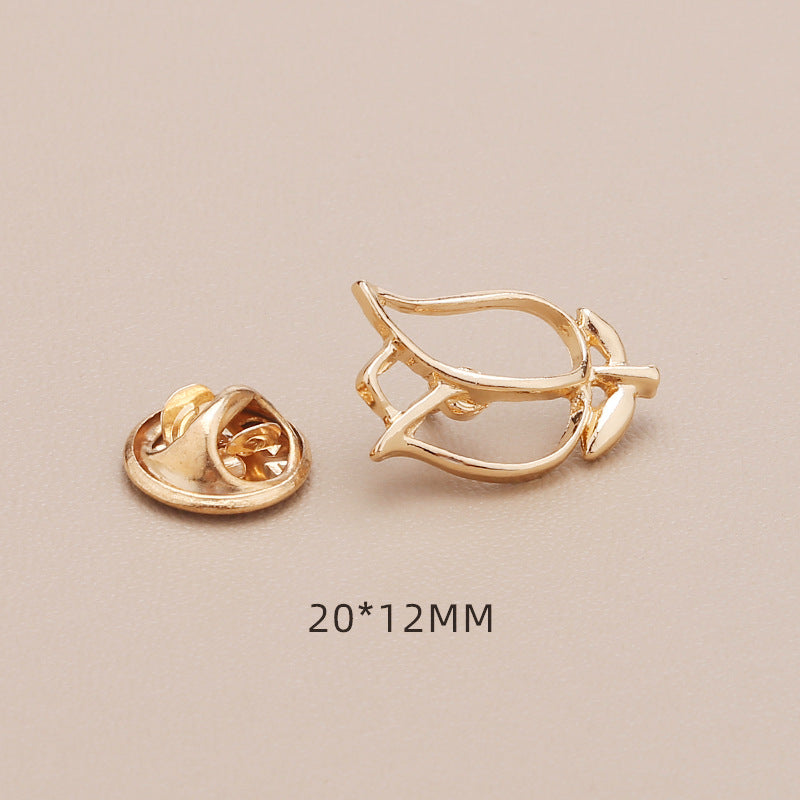 Anti polishing button No sew fixed detachable invisible button Four-leaf clover bow 2025 new-283