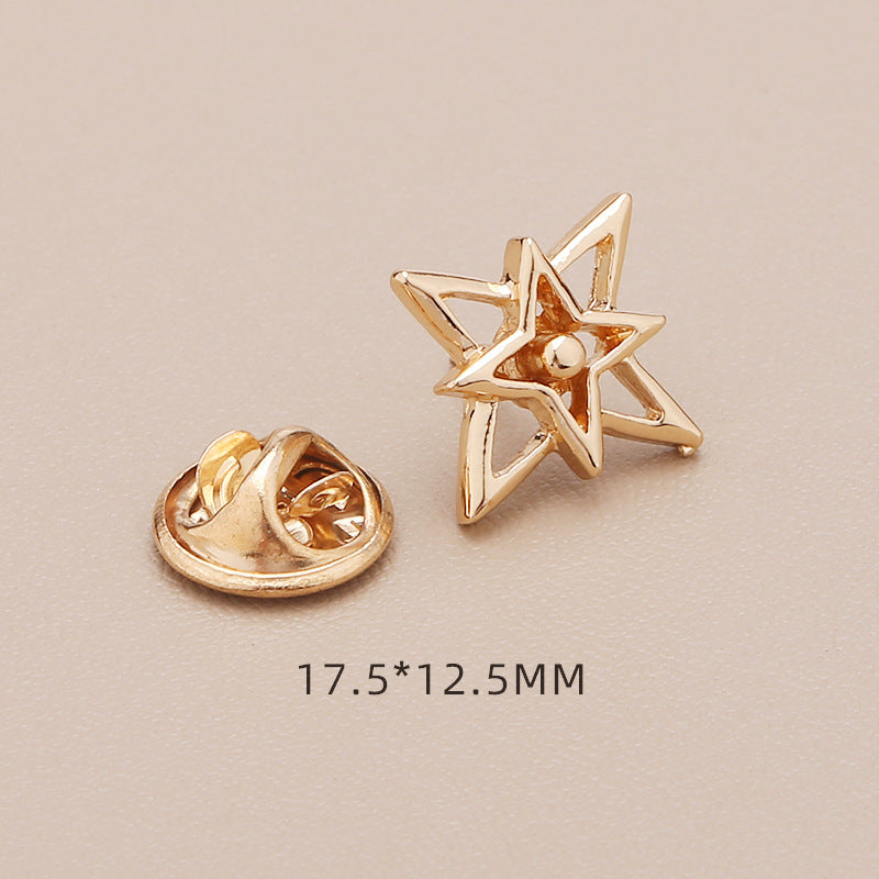 Anti polishing button No sew fixed detachable invisible button Four-leaf clover bow 2025 new-283