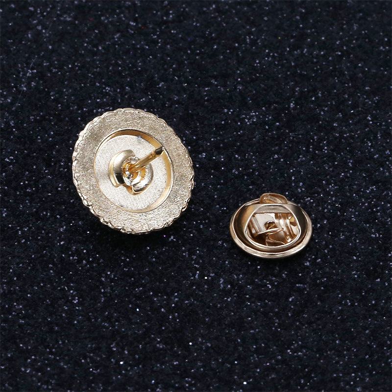 2025 OEM Fashion Custom Highly zinc alloy buttons Diamond Pearl snap buttons for clothes-284