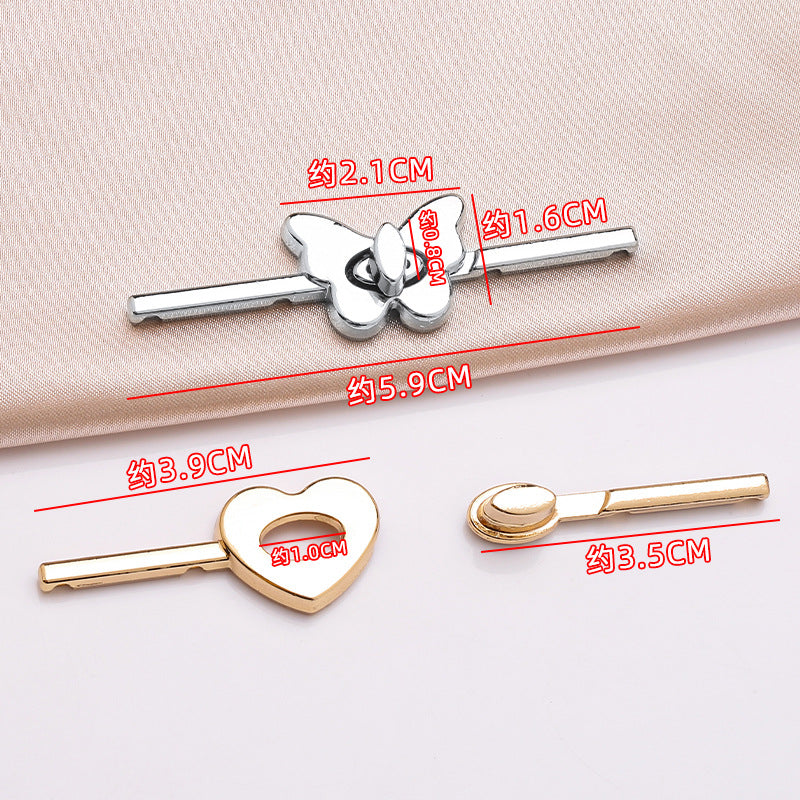 Metal accessories for woman girls cheongsam chinese style clothes ornaments custom suit hanfu buttons lock rod-185