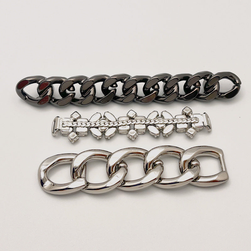 Wholesale bag renovation Chain bag with decorative accessories leaf clover element chain pendant Hardware accessories chain-29