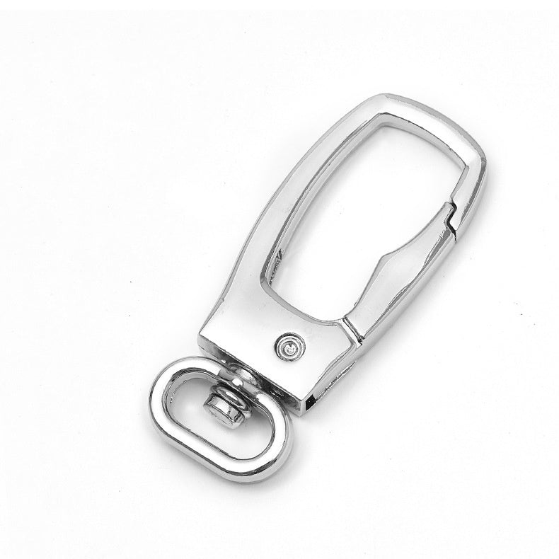 Light luxury leather car key holder layer frosted cowhide car key chain personality couple waist hanging anti-drop pendant-29
