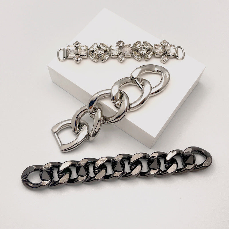 Wholesale bag renovation Chain bag with decorative accessories leaf clover element chain pendant Hardware accessories chain-29