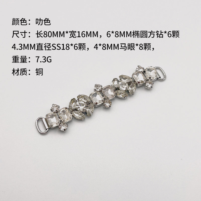 Wholesale bag renovation Chain bag with decorative accessories leaf clover element chain pendant Hardware accessories chain-29