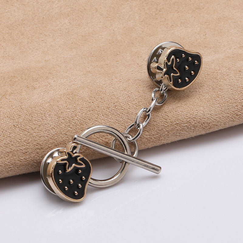 sterling silver 18k gold plated Freshwater pearl beads clasp accessory DIY mountings Trendy Jewelry wholesale-290