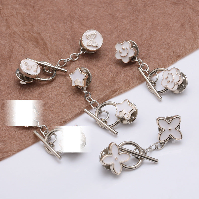sterling silver 18k gold plated Freshwater pearl beads clasp accessory DIY mountings Trendy Jewelry wholesale-290