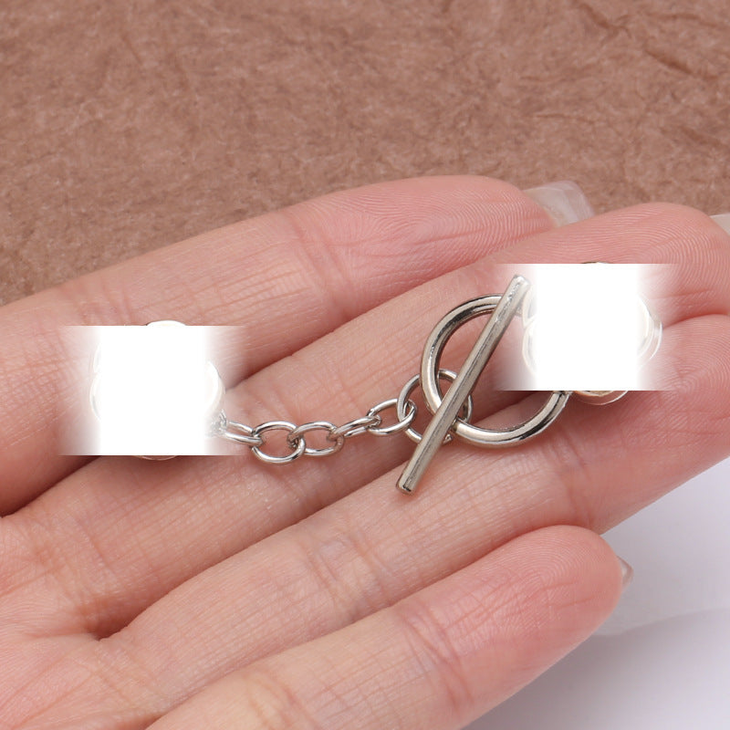 sterling silver 18k gold plated Freshwater pearl beads clasp accessory DIY mountings Trendy Jewelry wholesale-290
