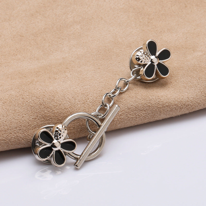 sterling silver 18k gold plated Freshwater pearl beads clasp accessory DIY mountings Trendy Jewelry wholesale-290
