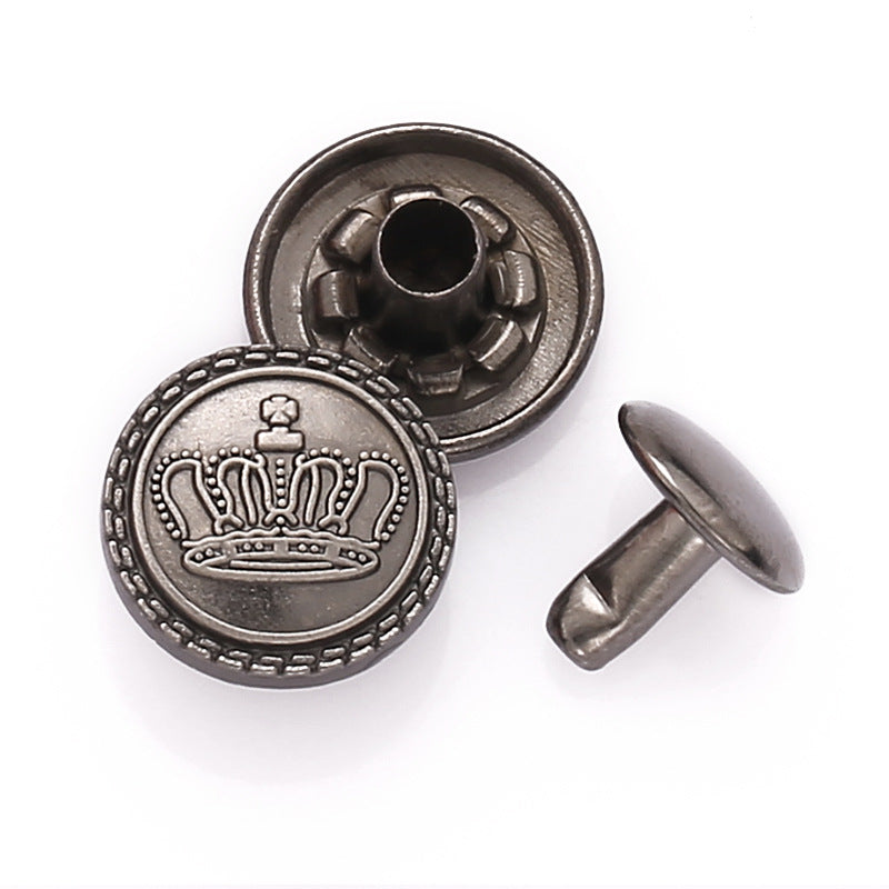 Custom German Garment Brand 10MM Brass Rivet for Jacket Denim-294