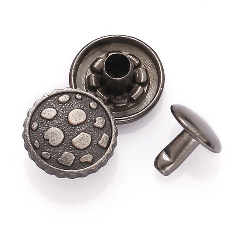 Custom German Garment Brand 10MM Brass Rivet for Jacket Denim-294