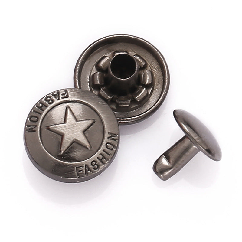 Custom German Garment Brand 10MM Brass Rivet for Jacket Denim-294