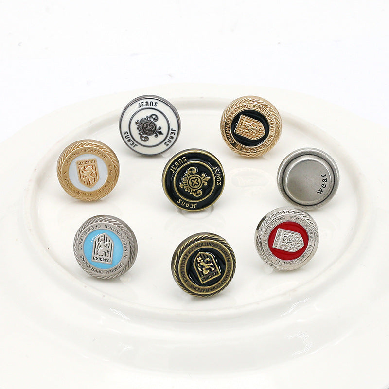 Wholesale Adjustable Jeans Button Pins Pant Waist Tightener No Sew Jean Button Pins for Pants Clothing Button Accessories-296