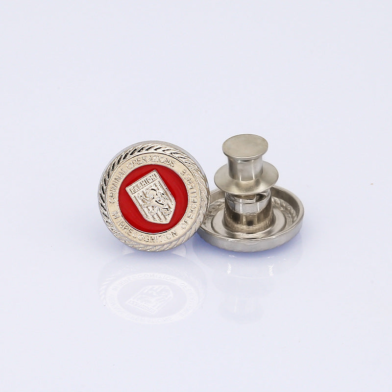 Wholesale Adjustable Jeans Button Pins Pant Waist Tightener No Sew Jean Button Pins for Pants Clothing Button Accessories-296