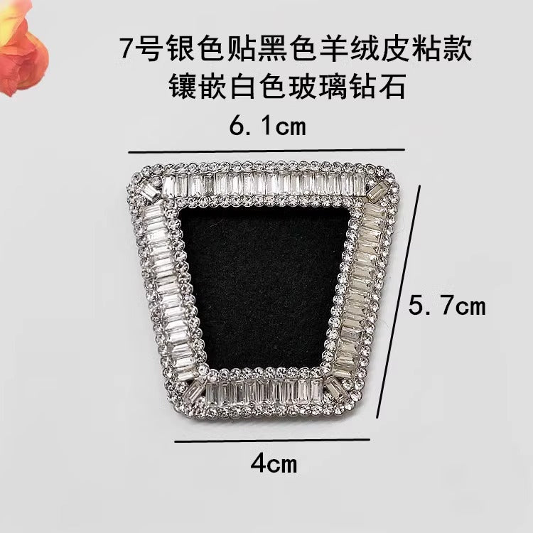 Shiny Crystal Shoe Buckle Metal Buckle for for Women's Shoe-140