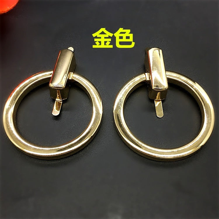 Simple ring shoe buckle-77