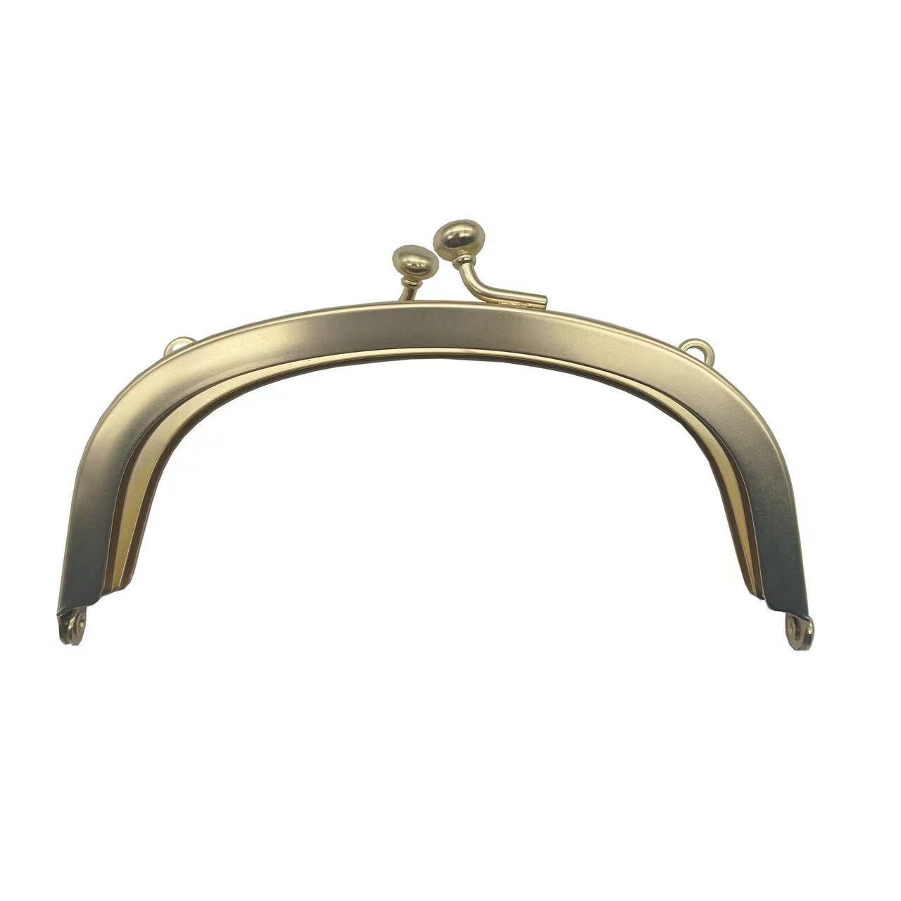 Antique brass Half Round Purse Frame 17*7.5cm with Lock for Elegant Purses-88