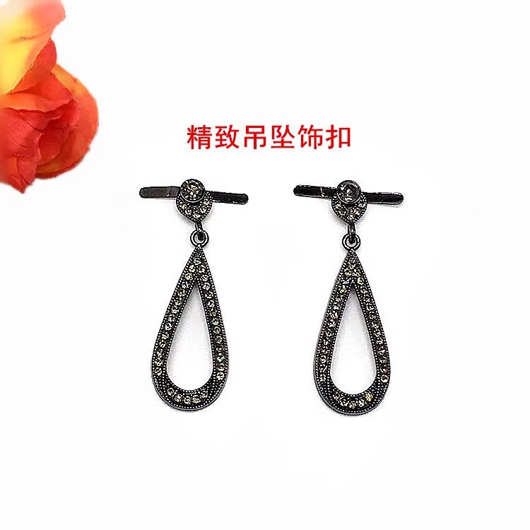 Tassel pendant shoe buckle for ladies boots-127
