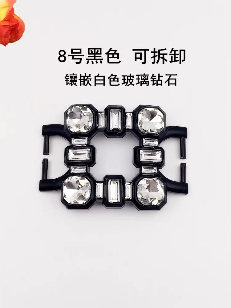 Factory Wholesale Hardware Crafts Chain Buckle Gold Metal Horse Bit Shoe Buckles-29
