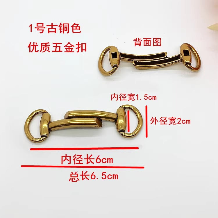 Fashion Gold Metal Shoe Chain Belt Bag Accessories Decorative Shoe Buckle Accessories Shoe Chain Buckle-119
