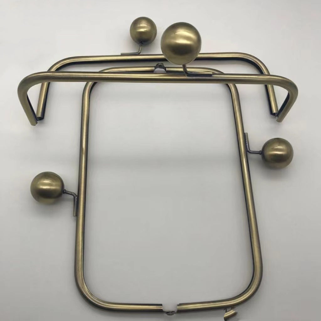 Handbag Accessories Hardware Bag Parts Custom Metal Box Clutch Wallet Frame Kiss Lock Purse Frame-106