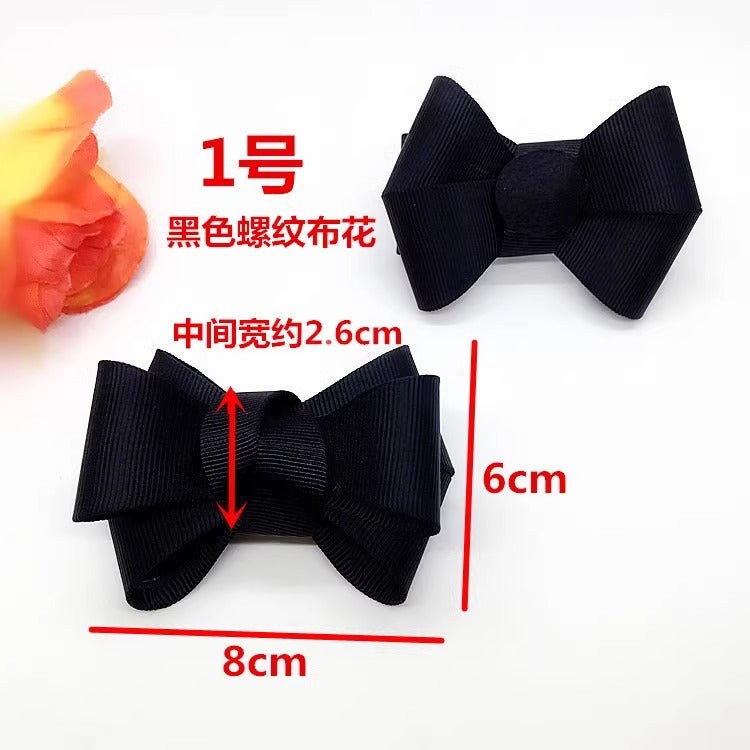 Japanese and Korean Style Classic shoes buckle for Girls Sweet European Decoration With Metal Plastic Fabric Material-76