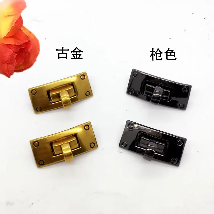 Wholesale Fashion shoes Hardware Accessories Lock for Metal shoes Lock Twist Lock-53