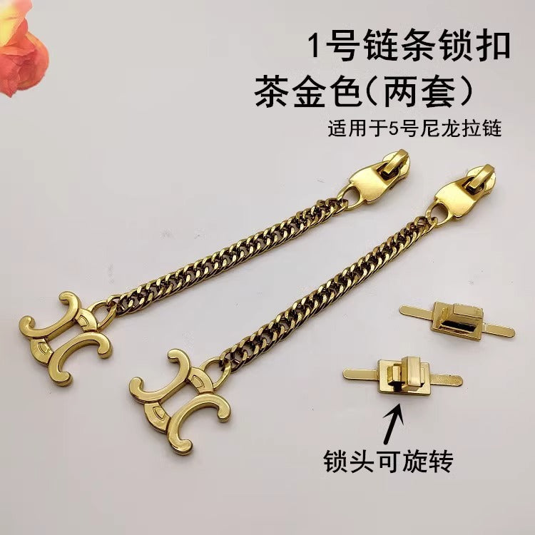 Zipper with lock for boots-136