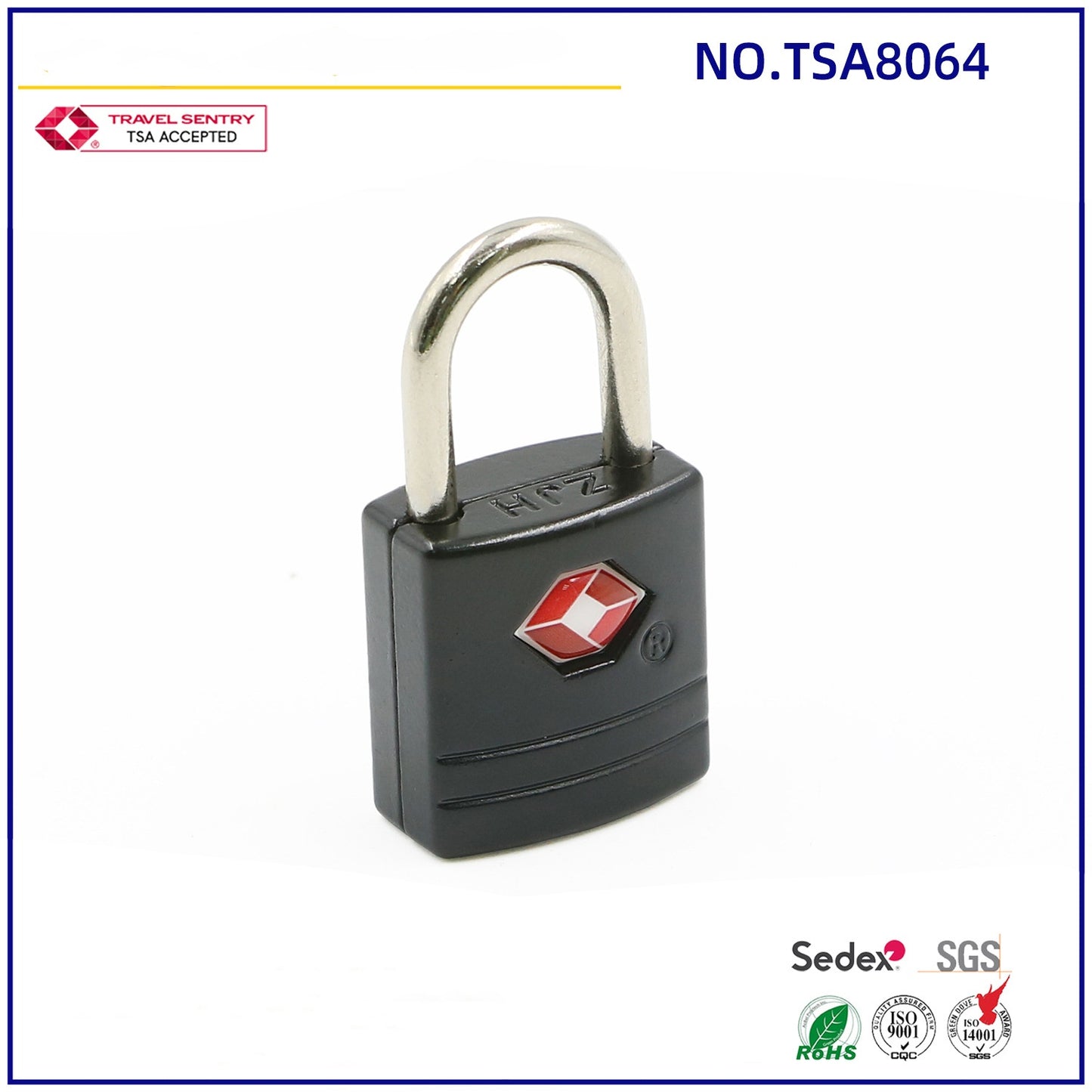 High quality 1 tsa approved handbag luggage key lock TSA padlock-3