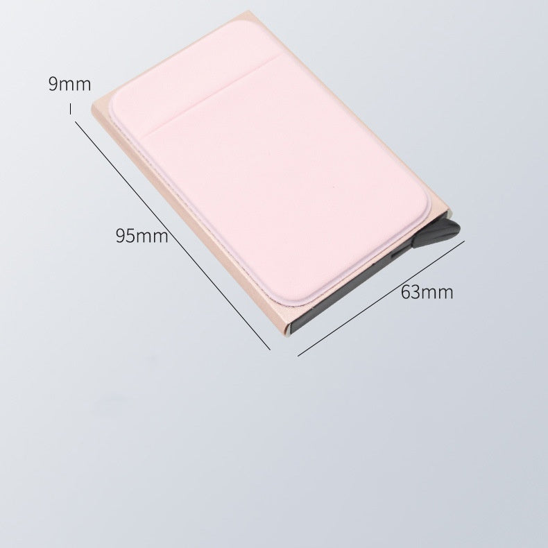 Smart Slim popup and Thin Minimalist pop up Wallets for Men and Women, RFID Metal Money Clip Wallet Pop Up Wallet