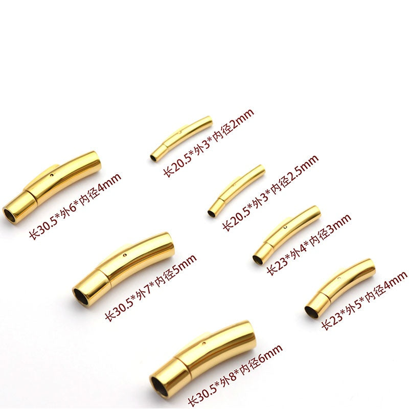 Hook Clasps Box Lock Consult customer service to get accurate preferential prices! Place of Origin: Fujian, China Bracelet Beaded Magnetic Magnet Men Bead Leather Cord Clasp Stainless Steal-3