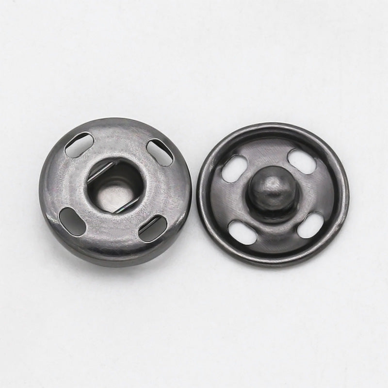 Wholesale Round Children's Underwear Hidden Button Invisible Hand Sewn Metal Button Clothes Button0-30