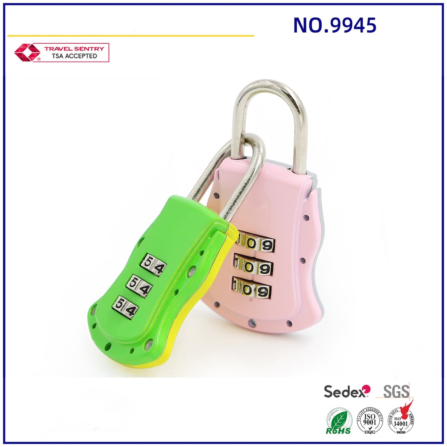 Made in China Padlock Case Suitcase Luggage Combination Lock-30