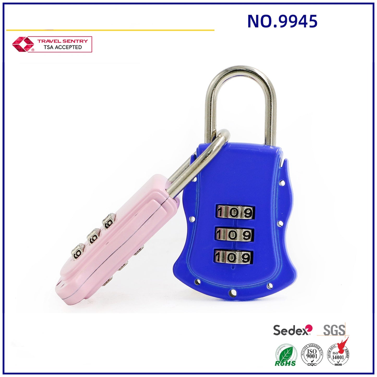 Made in China Padlock Case Suitcase Luggage Combination Lock-30
