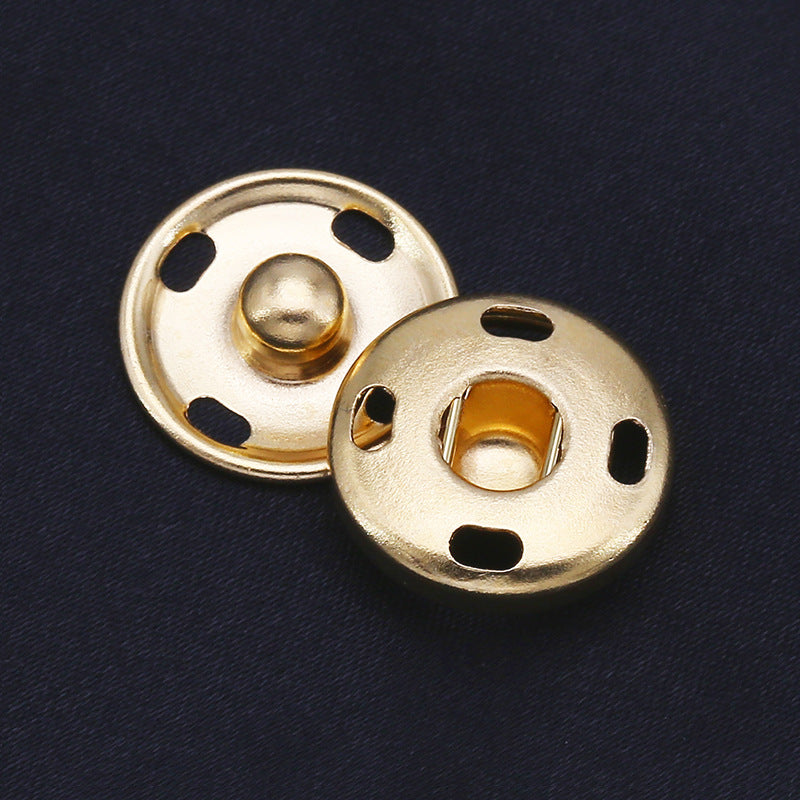 Wholesale Round Children's Underwear Hidden Button Invisible Hand Sewn Metal Button Clothes Button0-30