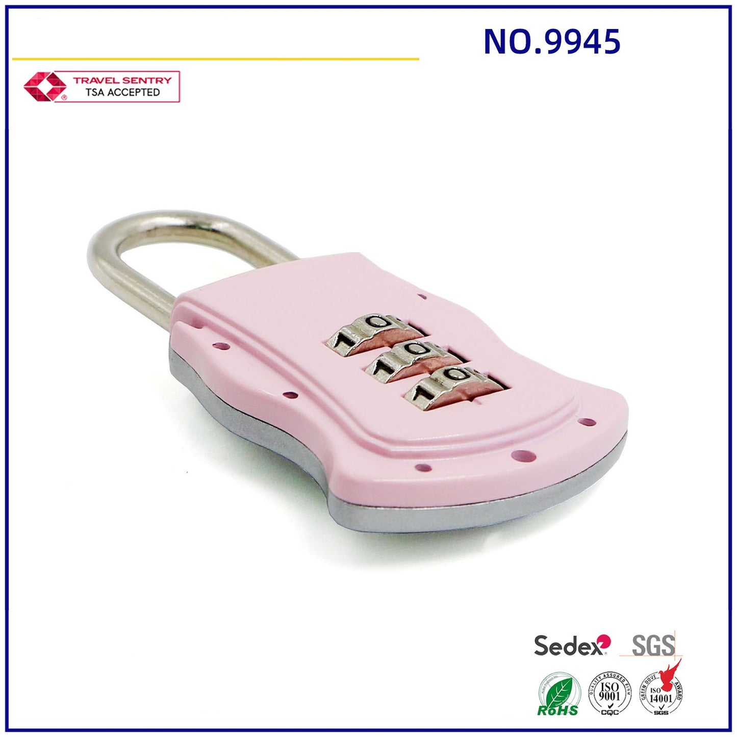 Made in China Padlock Case Suitcase Luggage Combination Lock-30