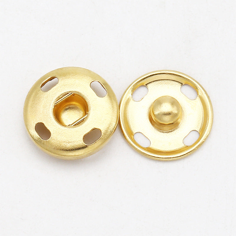 Wholesale Round Children's Underwear Hidden Button Invisible Hand Sewn Metal Button Clothes Button0-30