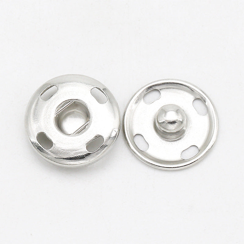 Wholesale Round Children's Underwear Hidden Button Invisible Hand Sewn Metal Button Clothes Button0-30