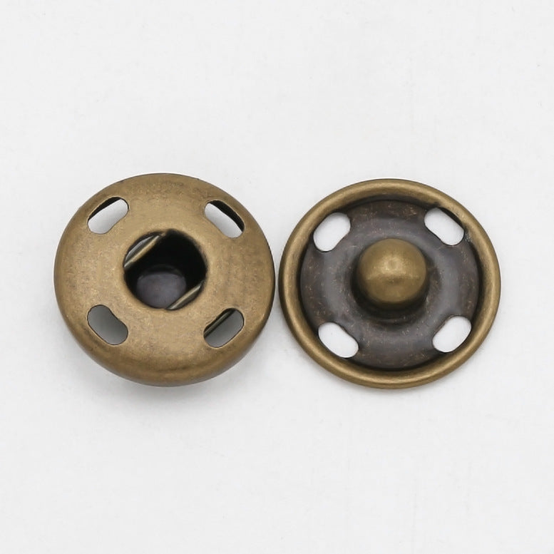 Wholesale Round Children's Underwear Hidden Button Invisible Hand Sewn Metal Button Clothes Button0-30