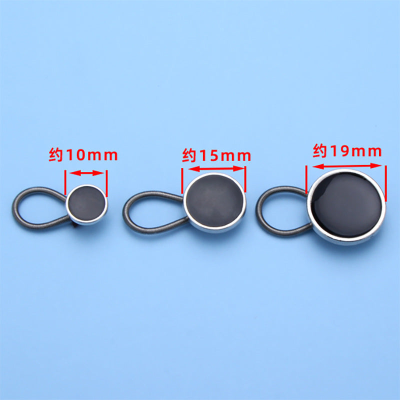 10 mm 15 mm 19 mm metal extended push spring button pants waist extender button for pants-302