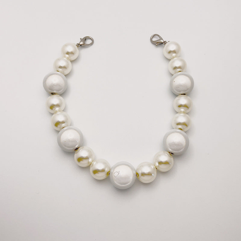 Charmkey 25cm Handbag Accessories Chain Bag Handles Pearl Bag Chain Strap Purse Chain-31