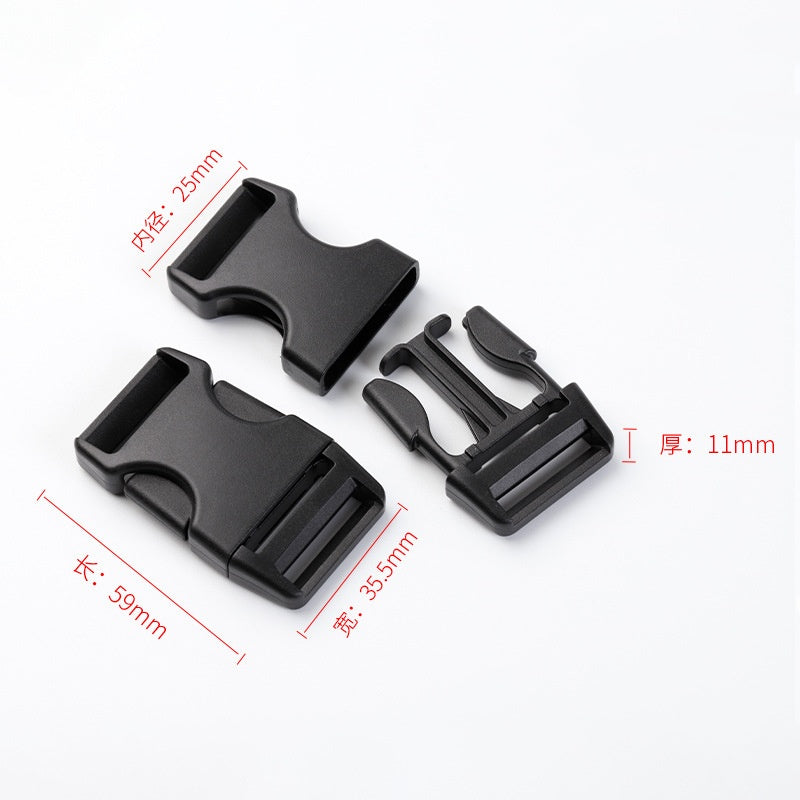 Plastic Buckle Manufacturers Webbing Arched Inserting Buckle Plastic for Travel Tactical Backpack Bag Parts & Accessories-31