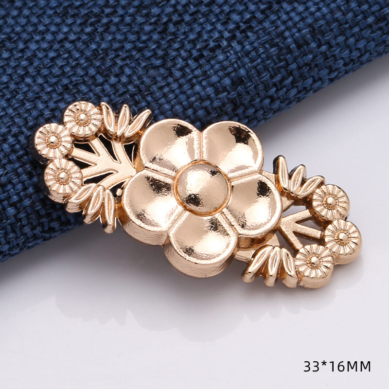 High quality inner size 15mm zinc alloy customized joint buckle for cheongsam-310
