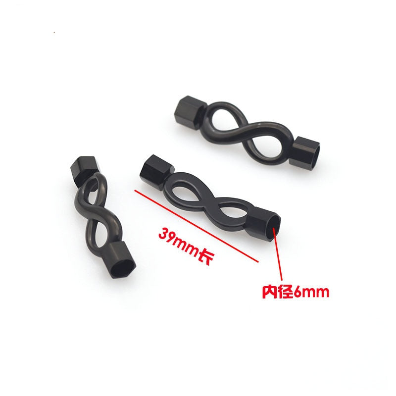 Eternity charm custom bracelet magnetic clasp leather handcrafted braided rope men's infinity symbol bracelet birthday gift-32