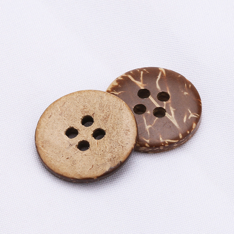 Stock Garment Accessories Sewing Coconut Button Natural Coconut Buttons-33