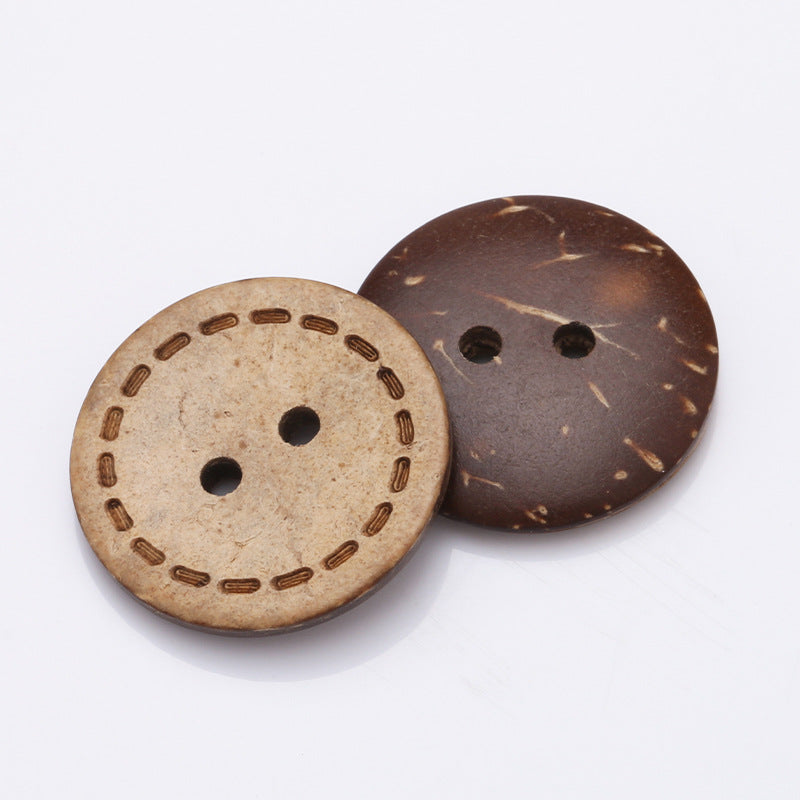 Stock Garment Accessories Sewing Coconut Button Natural Coconut Buttons-33