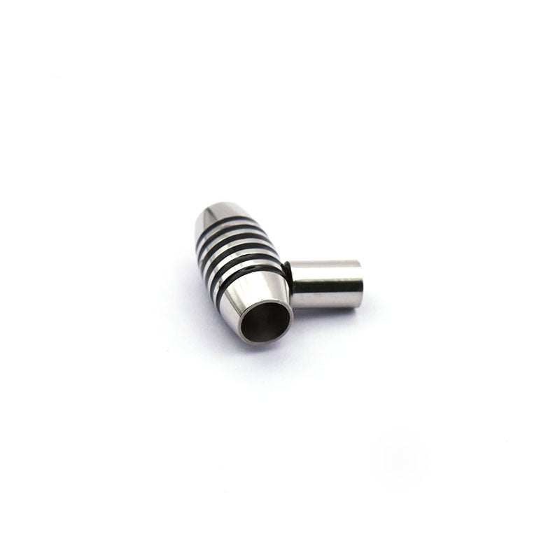 Custom Stainless Steel Clasp Drip Glue Intercolor Olive Suction Buckle For Leather Rope Bracelet Diy Jewelry Accessories-34